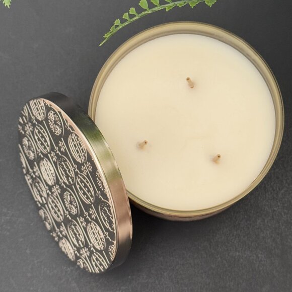 BBW Candy Cane Colada Bath & Body Works 3 Wick Candle - Picture 6 of 10